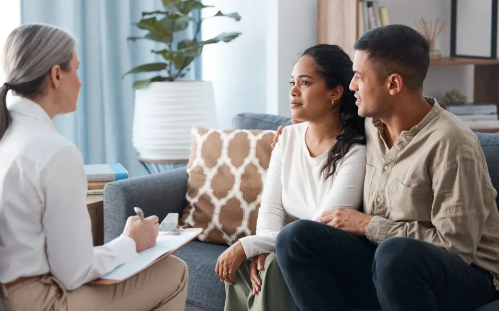 Couples Therapy session in Aliso Viejo with partners improving communication and connection